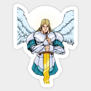 Archangel Michael Portrait Sticker